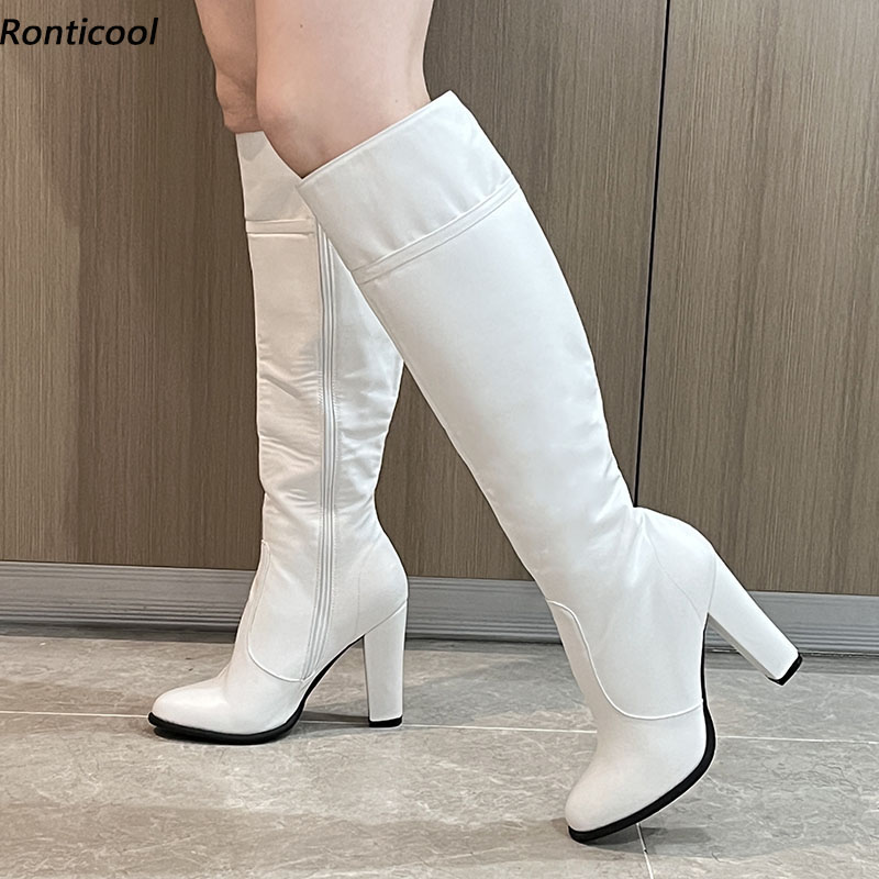 Women'S Shoes - Ronticool Handmade Women Winter Knee Boots