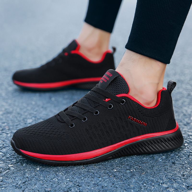 Men Running Walking Knit Shoe  - огляд і ціна Breathable Mesh Athletic Shoes