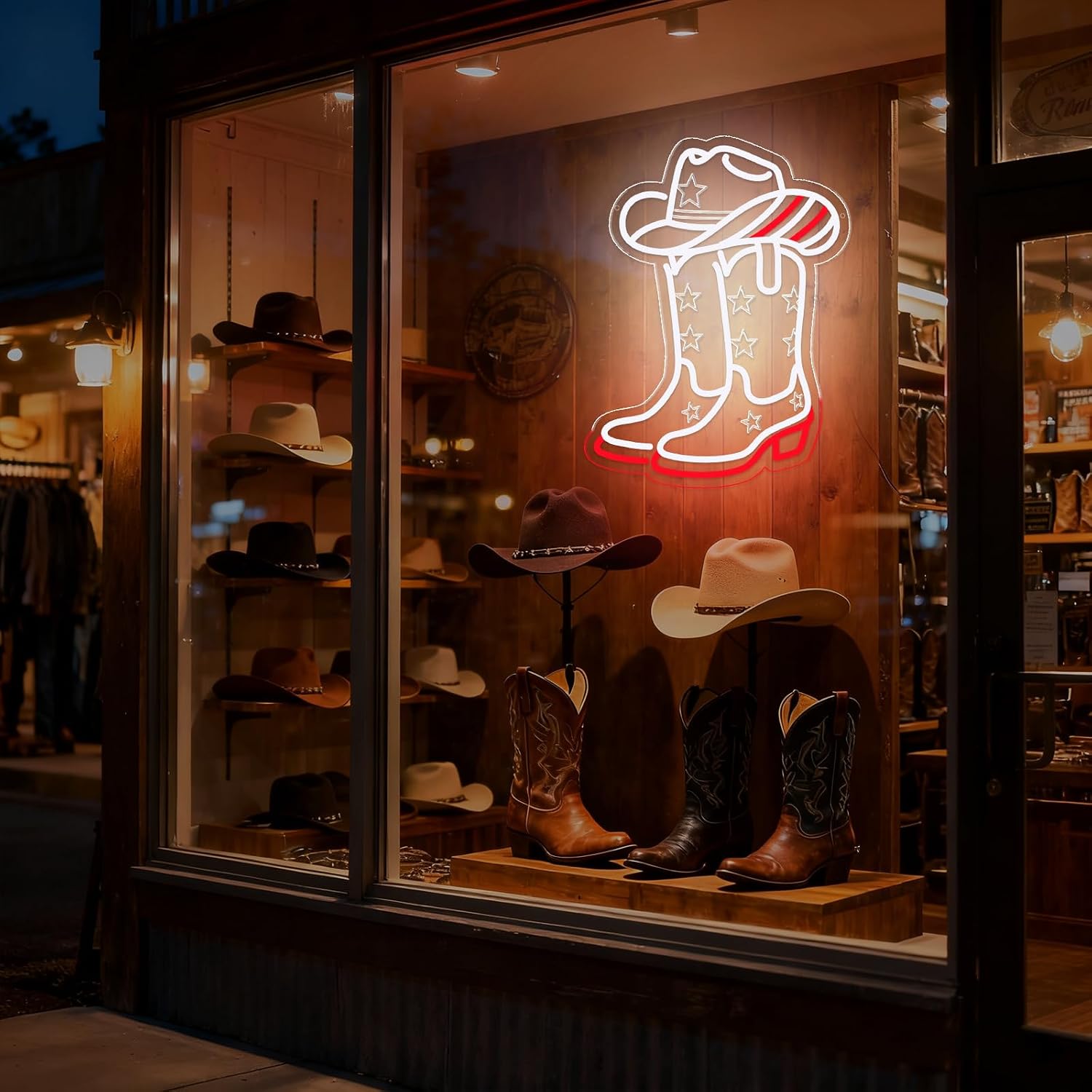 Cowboy Boots and Hat LED Neon  - огляд і ціна Boots