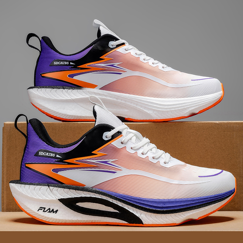 Running Shoes Men Carbon Board - огляд і ціна Breathable Mesh Athletic Shoes