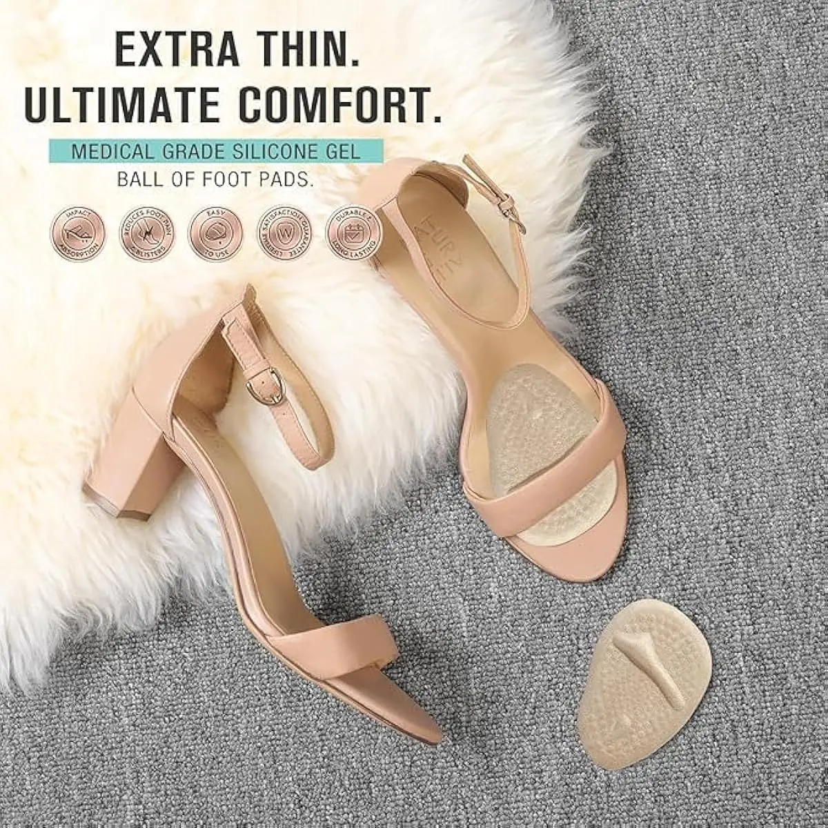 2 Sets Heel Pads, Ball of Foot - огляд і ціна Heels